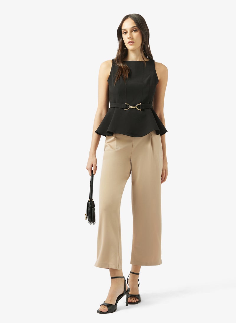 ELLA Trouser With Slant Button Flap - Image 2